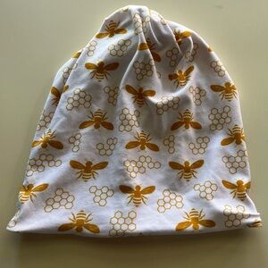 Bumblito Bee & Honeycomb Beanie - Size: Adult (fits ages 3+ to adult)